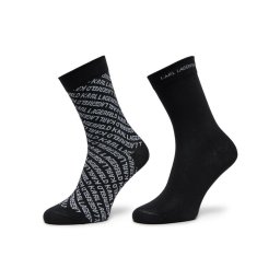 KARL LAGERFELD Дълги чорапи 246W6002 Черен