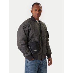 Calvin Klein Мъжка чантичка Sleek Slim Reporter LV04D3233G Черен
