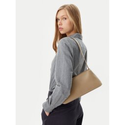 Calvin Klein Дамска чанта Embossed Logo Shoulder Bag K60K612550 Бежов