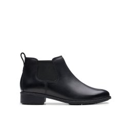 Clarks Боти тип челси Havisham Top 26178715 Черен