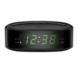 Радиочасовници Philips TAR3205/12X4, FM тунер, 2 аларми, 2x AAA, черни, 4бр.