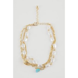 DEFACTO Women's Pearl Detail Anchor