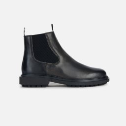 Black Men's Ankle Boots Geox Faloria B Abx - Mens