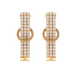 Elisabetta Franchi Обеци с клипс OR-11M-52E2-V240 Златист