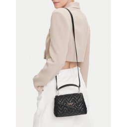 Guess Дамска чанта Melisandra Mini HWQG96 53780 Черен