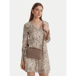 Calvin Klein Дамска чанта Foil Logo Elongated Camera Bag LV04F3276G Бежов