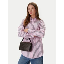 Calvin Klein Дамска чанта Emblem Aop Elongated Camera Bag LV04F3268G Черен