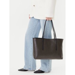 Calvin Klein Дамска чанта Emblem Aop Tote W/ Pouch LV04F3266G Черен