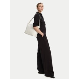 Calvin Klein Дамска чанта Embossed Logo Medium Shopper K60K613172 Кремав