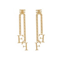 Elisabetta Franchi Обици OR-17A-56E2-V220 Златист