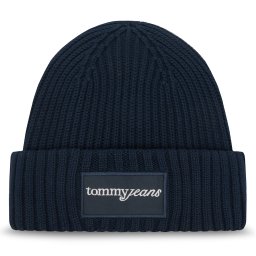 Шапка Tommy Jeans Script AW0AW17909 Тъмносин