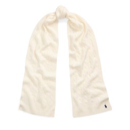 Зимен шал Polo Ralph Lauren 455956296002 Кремав