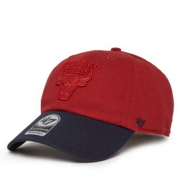 Шапка с козирка 47 Brand NBA Chicago Bulls '47 x Tommy Hilfiger Courtside '47 Clean Up THCCU173GWL Червен