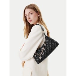 Guess Дамска чанта Everlee HWEG86 79180 Черен