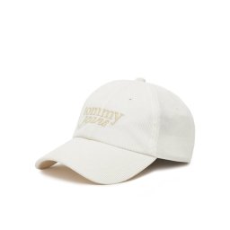Tommy Jeans Шапка с козирка Script AW0AW17908 Кремав