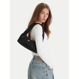 Tommy Jeans Дамска чанта Tjw Urban Nylon Shoulder Bag AW0AW17886 Черен