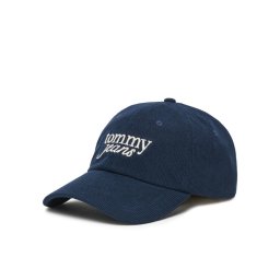 Tommy Jeans Шапка с козирка Script AW0AW17908 Тъмносин