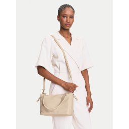 Tommy Hilfiger Дамска чанта Th Soft Summer Mini Bucket AW0AW17541 Кремав