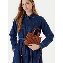 Guess Дамска чанта Brigitta Mini HWWZ72 06770 Кафяв