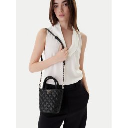 Guess Дамска чанта Giully II Mini HWQG96 73760 Черен