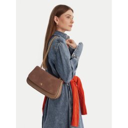 Calvin Klein Дамска чанта Ck Conv Chain Brushed Medium Bag LV04F3407G Бежов