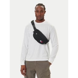 Чанта за кръст﻿ Tommy Jeans Tjm Ess Daily Bumbag AM0AM13701 Черен