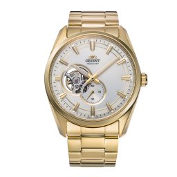 Orient RA-AR0007S – мъжки часовник, автоматичен, 41 mm, сив, сапфир, златни индекси