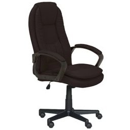 Офис стол Carmen 6682-1, до 120кг, еко кожа, полипропиленова база, Tilt tension механизъм, коригиране височина, регулируем люлеещ механизъм, газов амортисьор, полипропиленови колелца за мека настилка, кафяв