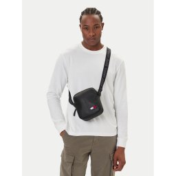 Tommy Jeans Мъжка чантичка Tjm Ess Daily Pu Reporter AM0AM13712 Черен