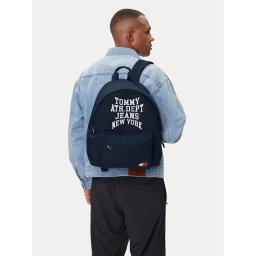 Tommy Jeans Раница Tjm Multi Graphic Dome Backpack AM0AM13730 Тъмносин