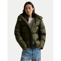 Polo Ralph Lauren Пухено яке 211932183003 Зелен Relaxed Fit