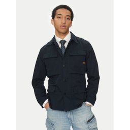 G-Star Raw Преходно яке 4 Pkt Overshirt D26429-D387 Тъмносин Slim Fit