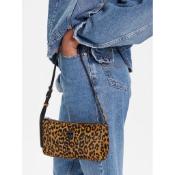 Tommy Jeans Дамска чанта Tjw Must Leopard Shoulder Bag AW0AW18008 Оранжев