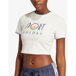 ADIDAS Sport Graphic Baby Tee White