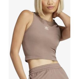ADIDAS Essentials Ribbed Tank Top Brown