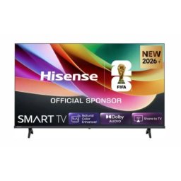 Телевизор Hisense 40" A4S, Full HD 1920x1080, DLED, HDR, HLG, DTS HD, Smart TV, WiFi, WiFi Direct, 2xHDMI, 2xUSB, LAN, CI+, DVB-T2/C/S2, Black
