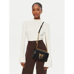 Pinko Дамска чанта Love One Mini Dc AI 24-25 PLTT 100074 A1YB Черен