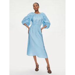 Karen by Simonsen Лятна рокля Noma 10104828 Светлосиньо Relaxed Fit