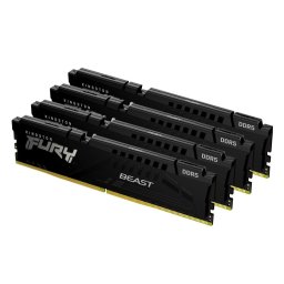 Памет 128GB (4x32GB) DDR5 5200MT/s, Kingston FURY Beast Black KF552C40BBK4-128, 1.1 V