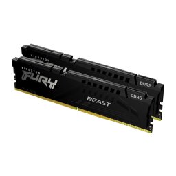 Памет 64GB (2x32GB) DDR5 5200MT/s, Kingston FURY Beast Black KF552C40BB2K2-64, 1.1 V
