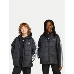 adidas Зимно яке Essentials 3-Stripes JL7402 Черен Regular Fit