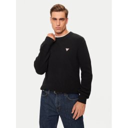 Guess Jeans Пуловер M4BR30 Z3HM1 Черен Regular Fit