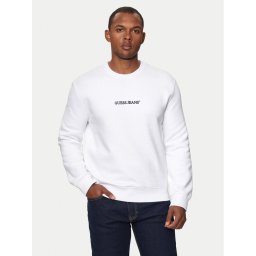 Guess Jeans Суитшърт M4YQ19 K9V31 Бял Regular Fit
