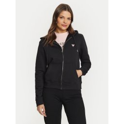 Guess Jeans Суитшърт GJ ZIP HOOD REG MINI W4YQ03 KC811 Черен Regular Fit