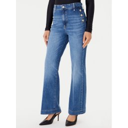 Guess Дънки W5GA0P D5Q01 Син Wide Leg