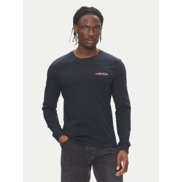 Guess Jeans Тениска с дълъг ръкав M4YI54 K8HM0 Тъмносин Regular Fit