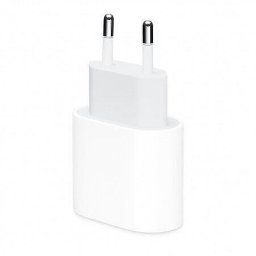 Адаптер Apple за iPhone 13/ Mini/ Pro/ Pro Max, 20W, USB Type-C, Бял