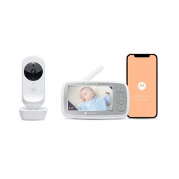 Бебефон Motorola VM44 Connect 4.3” Wi-Fi Video Baby Monitor