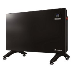 Подов конвектор Eldom Galant (RH01F20W), Wi-Fi управление, 2 kW, Цвят Черен