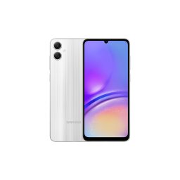Смартфон Samsung Galaxy A05, 64GB, 4GB RAM, Dual SIM, Цвят Сребрист